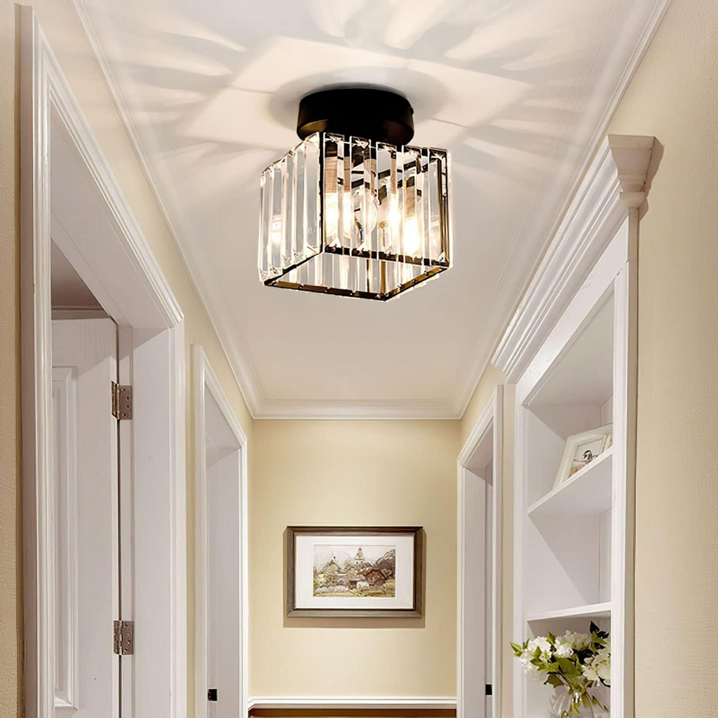Lumera Lune Plafondlamp - Chique Glasverlichting voor Hal en Woonruimte