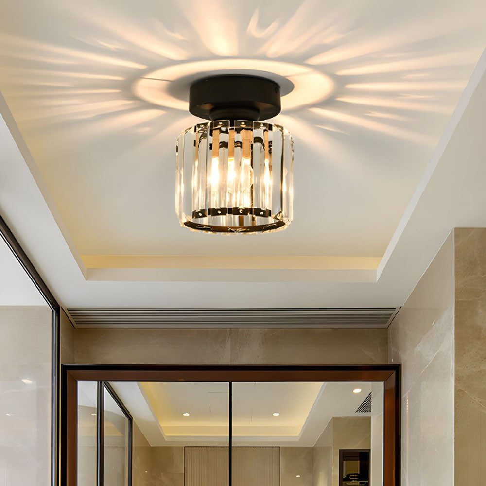 Lumera Lune Plafondlamp - Chique Glasverlichting voor Hal en Woonruimte