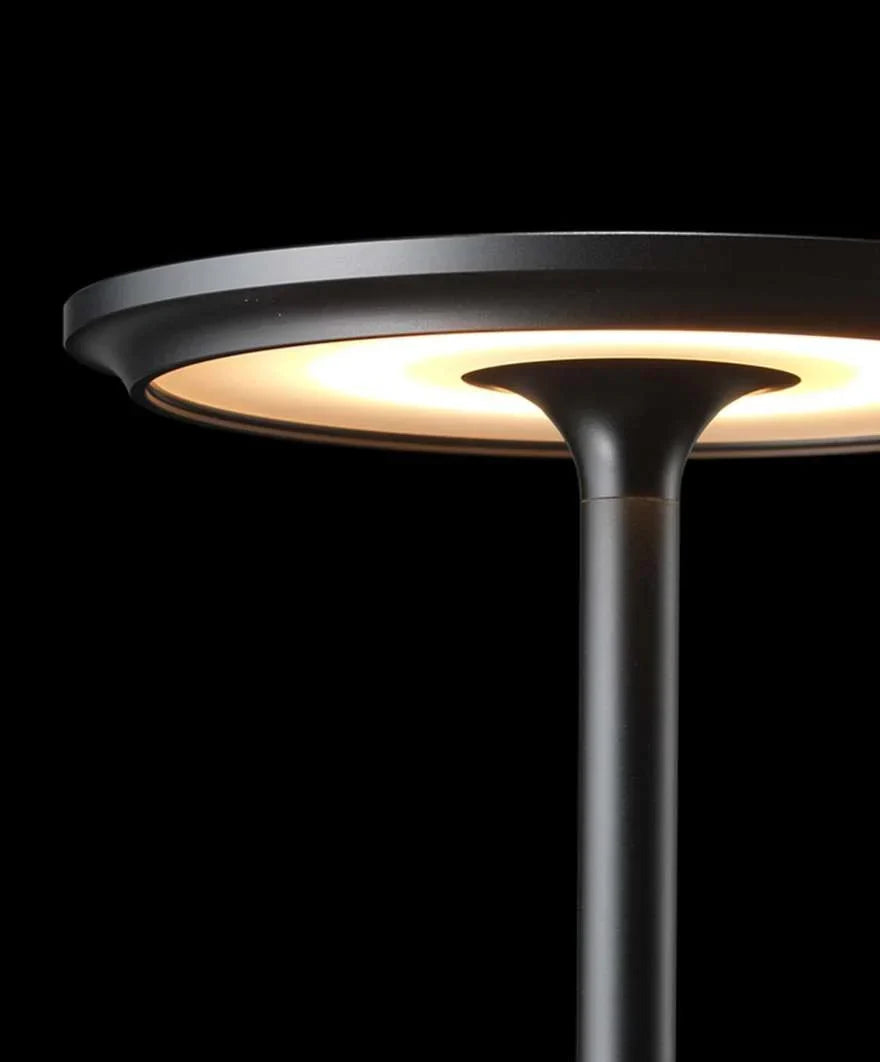 Lumera Lune Draadloze Tafellamp - Oplaadbaar, Touch Dimming & Chique Afwerking