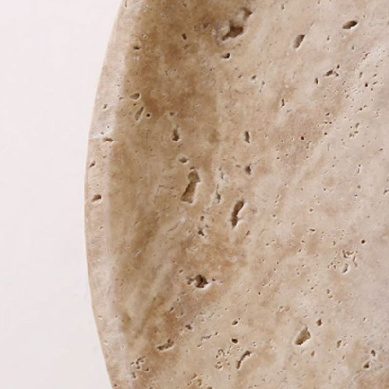 Lumera Lune Japandi Wabi-Sabi Wandlamp van Travertin - Sculpturaal Design