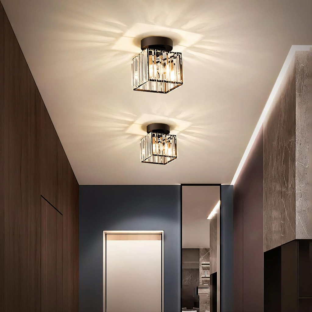 Lumera Lune Plafondlamp - Chique Glasverlichting voor Hal en Woonruimte