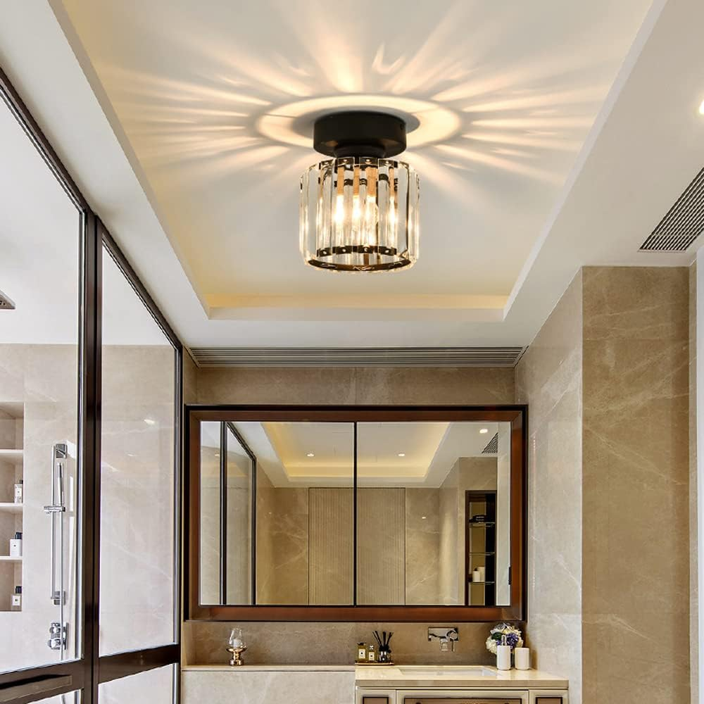 Lumera Lune Plafondlamp - Chique Glasverlichting voor Hal en Woonruimte