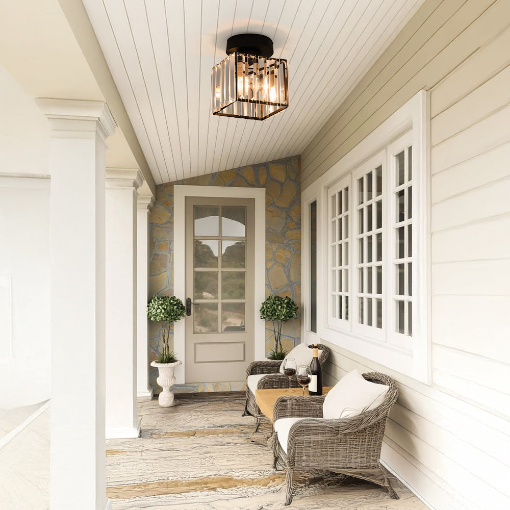 Lumera Lune Plafondlamp - Chique Glasverlichting voor Hal en Woonruimte