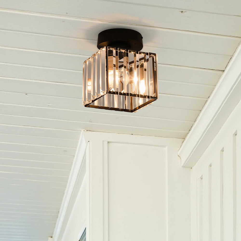 Lumera Lune Plafondlamp - Chique Glasverlichting voor Hal en Woonruimte