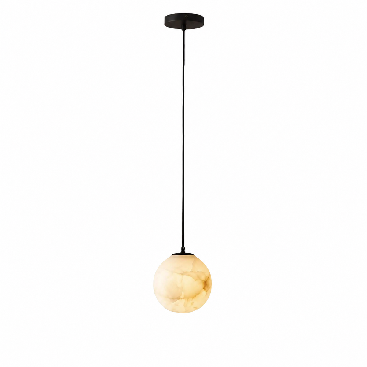 Lumera Lune Japandi Alabaster Hanglamp - Natuursteen Verlichting