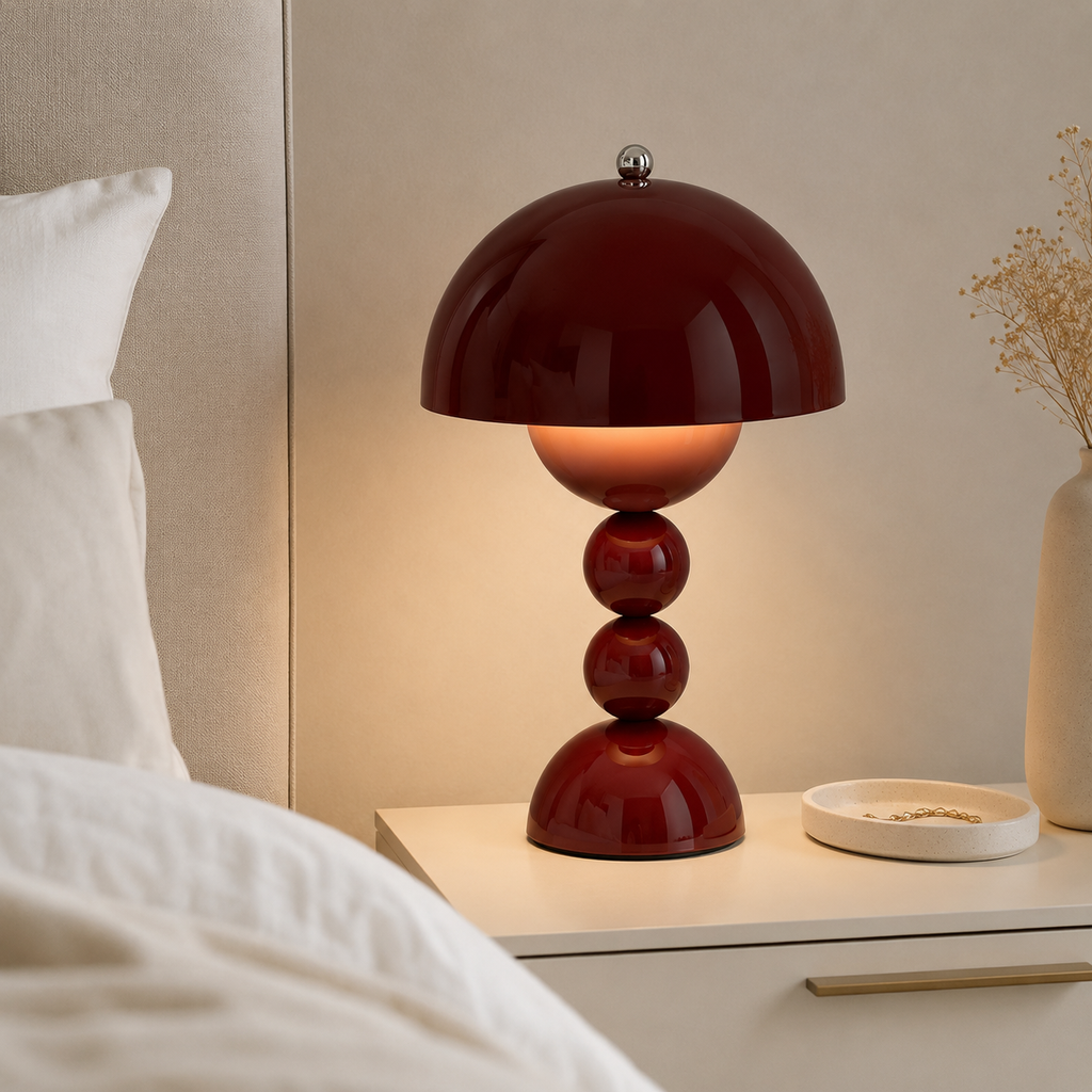 Lumera Lune Nordic Draadloze Tafellamp - Retro Design Lamp