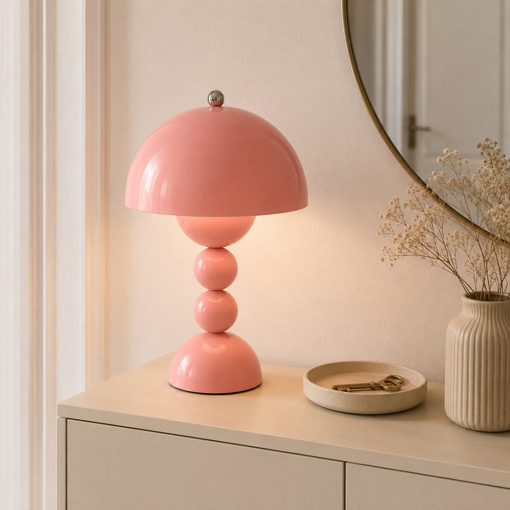 Lumera Lune Nordic Draadloze Tafellamp - Retro Design Lamp