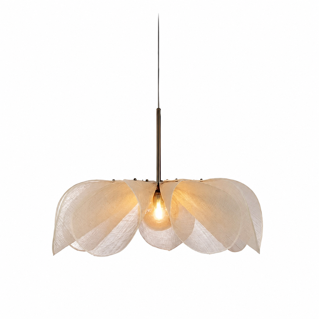 Lumera Lune Nordic Flower Hanglamp - Sculpturale Fabric Design Verlichting