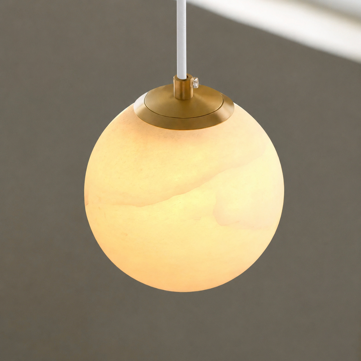 Lumera Lune Japandi Alabaster Hanglamp - Natuursteen Verlichting