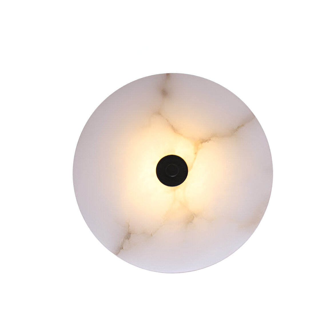 Lumera Lune Ronde Alabaster Wandlamp - Sfeerverlichting met Warm Diffuus Licht