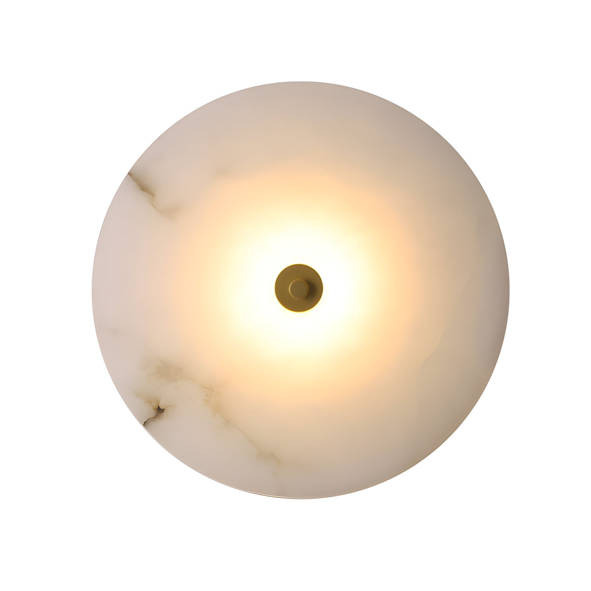 Lumera Lune Ronde Alabaster Wandlamp - Sfeerverlichting met Warm Diffuus Licht