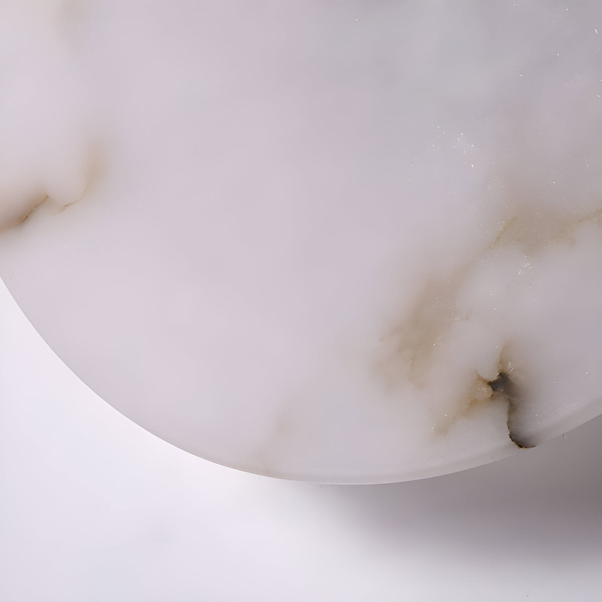 Lumera Lune Ronde Alabaster Wandlamp - Sfeerverlichting met Warm Diffuus Licht