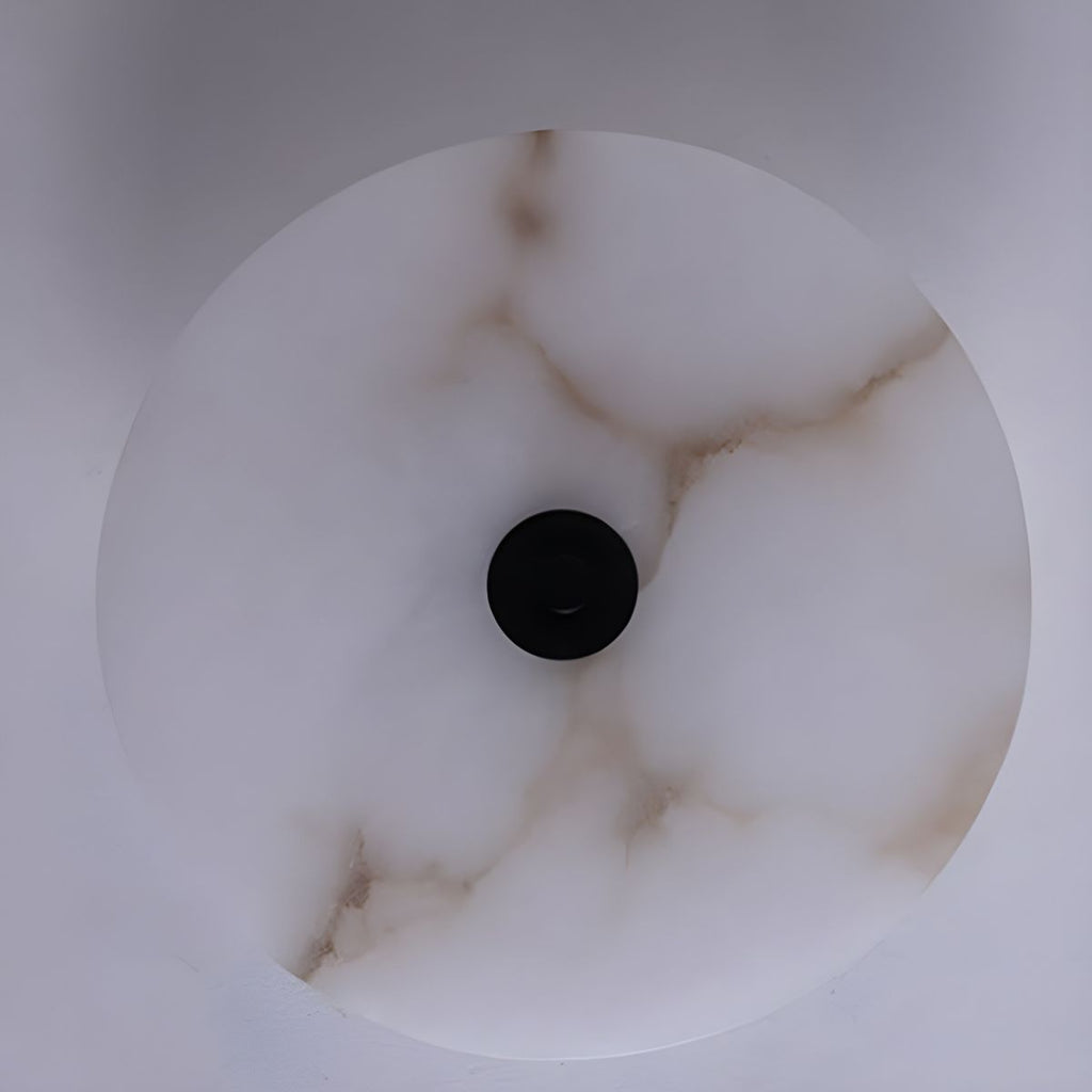 Lumera Lune Ronde Alabaster Wandlamp - Sfeerverlichting met Warm Diffuus Licht
