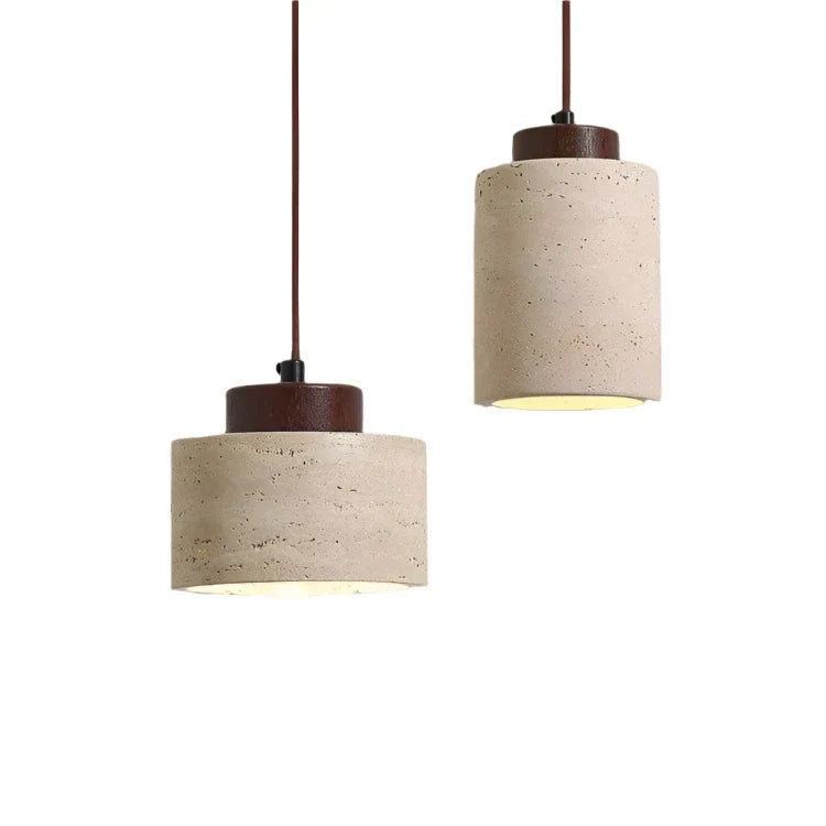 Lumera Lune Travertine Hanglamp - Minimalistisch Nordic Natuursteen