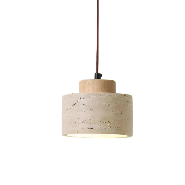 Lumera Lune Travertine Hanglamp - Minimalistisch Nordic Natuursteen