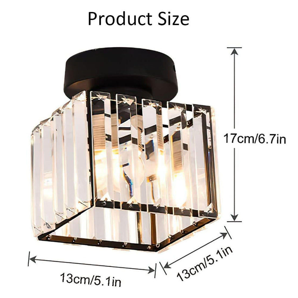 Lumera Lune Plafondlamp - Chique Glasverlichting voor Hal en Woonruimte